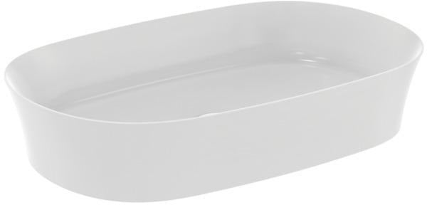 Ideal Standard Ipalyss Aufsatzschale 600x380x120 mm Seidenweiß ohne Hahnloch und Überlauf