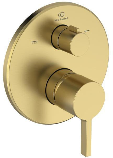 Ideal Standard Joy Badearmatur Unterputz Brushed Gold Fertigmontageset