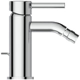 IDEAL STANDARD Ceraline Bidetarmatur mit Ablaufgarnitur, Chrom, 106 mm Ausladung