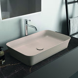 IDEAL STANDARD Ipalyss Schale 650x400x120 mm Seidenweiß – Aufsatzwaschtisch ohne Hahnloch & Überlauf