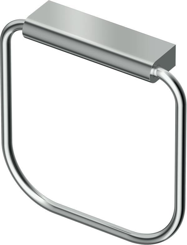 IDEAL STANDARD Handtuchring Connect eckig, schwenkbar, Chrom – Wandmontage