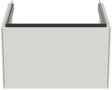Ideal Standard Conca Waschtischunterbau 600 mm Weiß mit Push-Open-Auszug – MDF-Front, wandhängend