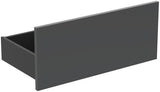 IDEAL STANDARD Eurovit+ Obere Schublade 60 cm Hochglanz grau lackiert