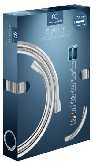 Ideal Standard Brauseschlauch Idealrain Atelier Idealflex 1250 mm Silver Storm