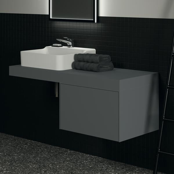 Ideal Standard Conca WT-Unterschrank 600 mm Eiche geflammt, 1 Auszug mit Push-Open