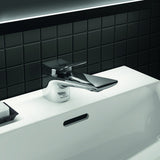 Ideal Standard Conca Waschtischarmatur Brushed Gold mit Ablaufgarnitur 132mm Ausladung