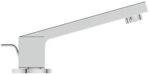 Ideal Standard 3-Loch-Waschtischarmatur Extra Ausladung 140 mm mit Ablaufgarnitur Silver Storm