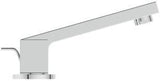 Ideal Standard 3-Loch-Waschtischarmatur Extra Ausladung 140 mm mit Ablaufgarnitur Silver Storm