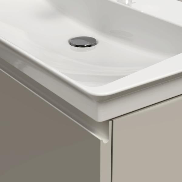 Ideal Standard Möbelwaschtisch La Dolce Vita 860 mm, 1 Hahnloch, mit Überlauf, Weiß