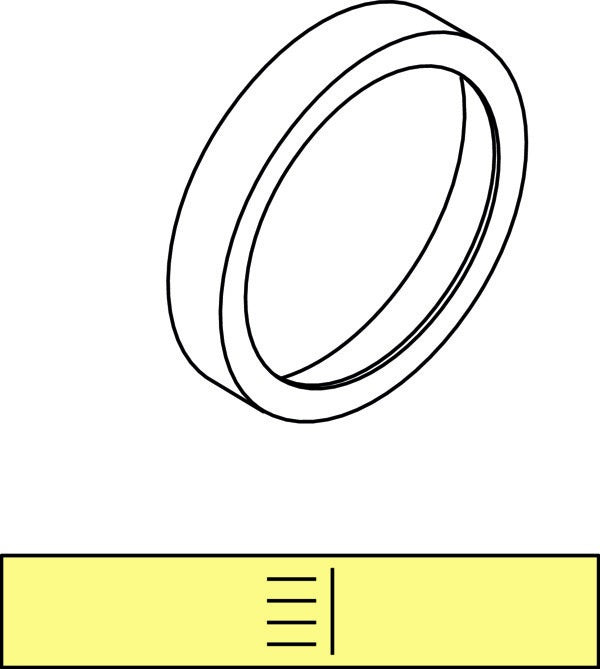Ideal Standard Dekorring DEA mit Symbol Seitenbrause Armaturenmodule in Chrom – Rosette für Sanitär-Armaturen