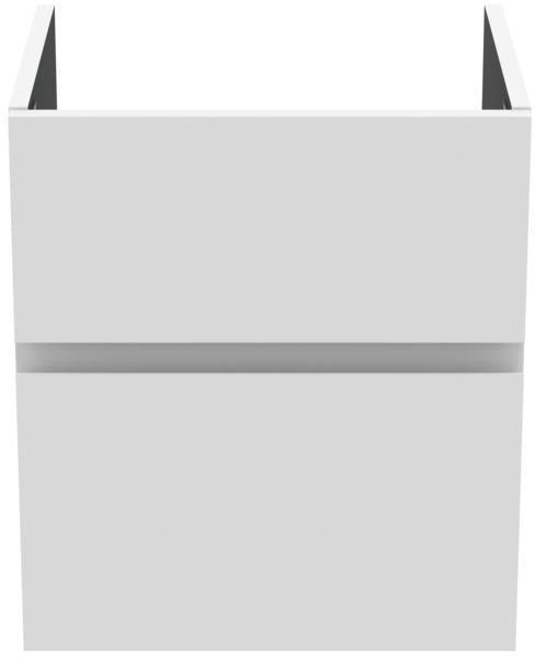 Ideal Standard Finesse Waschtischunterschrank 480 mm, 2 Auszüge, Greige matt – Wandhängend mit Softclose