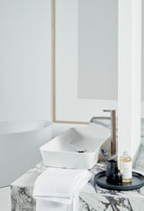 IDEAL STANDARD Joy Waschtischarmatur Brushed Gold mit Ablaufgarnitur 170mm