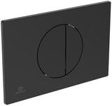 IDEAL STANDARD Oleas M5 Betätigungsplatte Schwarz – Mechanische 2-Mengen-Spültechnik