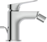IDEAL STANDARD Ceralife O Bidetarmatur Chrom 95 mm mit Ablaufgarnitur