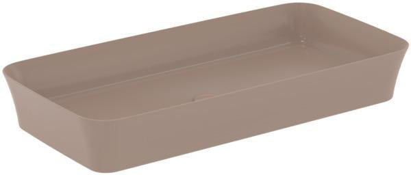 IDEAL STANDARD Ipalyss Aufsatzwaschtisch 800x400x120 mm Seidenweiß ohne Hahnloch
