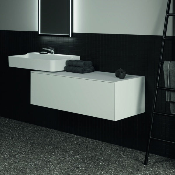 Ideal Standard Conca Waschtischunterschrank 1202 mm, 1 Auszug, Weiß, Push-Open & Softclose