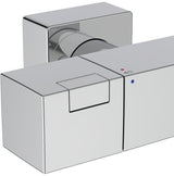 Ideal Standard Brausekombination Ceratherm C100 Square mit Brausethermostat Chrom 60 cm