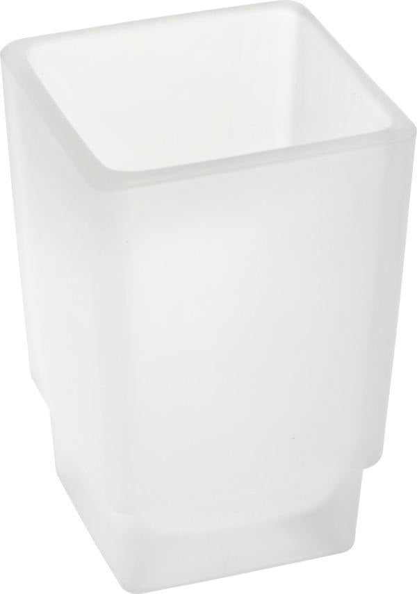 Ideal Standard IOM Cube Mundglas – Eckiger Zahnputzbecher mit eloxierter Oberfläche
