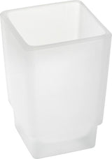 Ideal Standard IOM Cube Mundglas – Eckiger Zahnputzbecher mit eloxierter Oberfläche