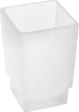 Ideal Standard IOM Cube Mundglas – Eckiger Zahnputzbecher mit eloxierter Oberfläche