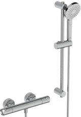 Ideal Standard Ceratherm T50 Brausethermostat mit 600 mm Brausestange und 3-Funktions-Handbrause in Chrom