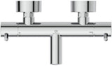 Ideal Standard Badethermostat AP Ceratherm T125 mit Pin-Griffen in Chrom – Aufputz DN 15