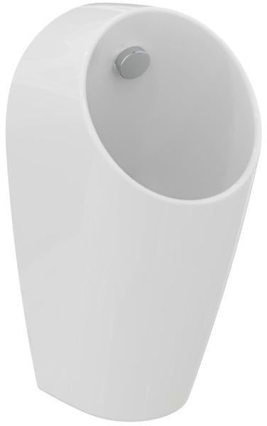 Ideal Standard Urinal Sphero Maxi ohne Spülrand, 300x300x620mm, Zulauf hinten, Weiß