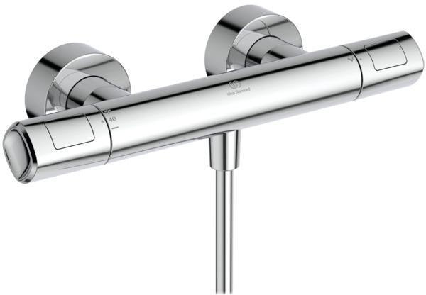 Ideal Standard Ceratherm T100 Brausethermostat mit Brausegarnitur 900 mm Chrom