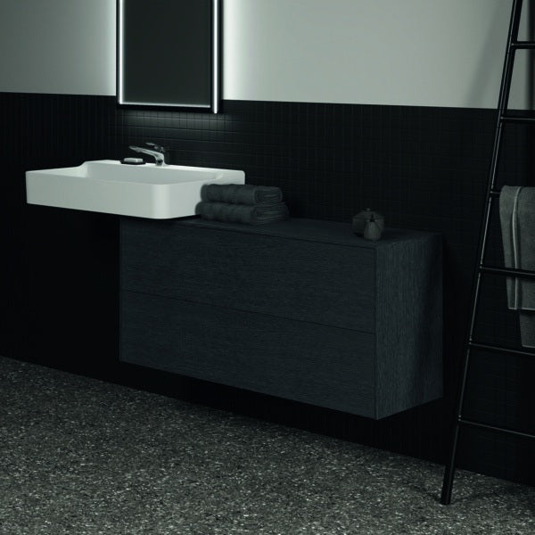 Ideal Standard WT-Unterschrank Conca, 2 Auszüge, ohne Ausschnitt, 1202x373x550 mm, Weiß
