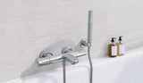 Ideal Standard Badethermostat AP Ceratherm T100, Ausladung 161 mm, Chrom – mit Verbrühschutz