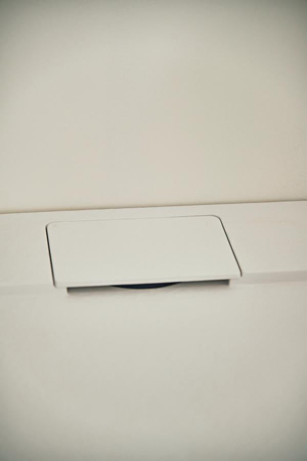 IDEAL STANDARD Ablaufabdeckung Ultra Flat S i.life Carraraweiß – lackierte Oberfläche