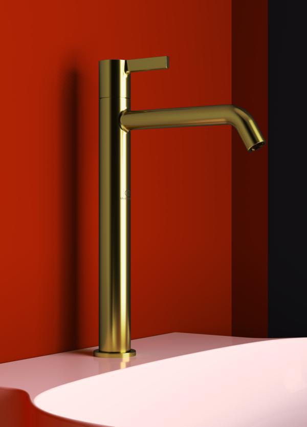 Ideal Standard Standventil Joy 170 mm Ausladung in Magnetic Grey – verlängerter Sockel, keramische Dichtscheiben