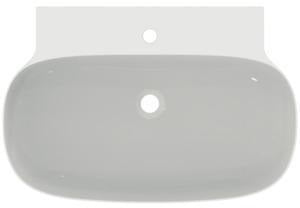Ideal Standard Aufsatzwaschtisch Linda-X 750x500x135mm geschliffen Weiß 1 Hahnloch ohne Überlauf