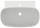 Ideal Standard Aufsatzwaschtisch Linda-X 750x500x135mm geschliffen Weiß 1 Hahnloch ohne Überlauf