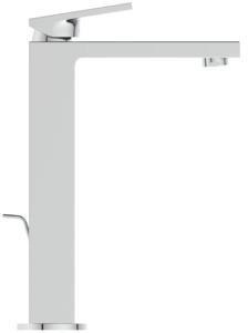 Ideal Standard Waschtischarmatur Extra 150 mm Ausladung mit Ablaufgarnitur Silver Storm