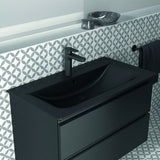 Ideal Standard Möbelwaschtisch Connect Air 1 Hahnloch mit Überlauf 840x460x165 mm Weiß