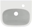 Ideal Standard i.life A Handwaschbecken 350x300x115mm Weiß, 1 Hahnloch rechts, mit Überlauf