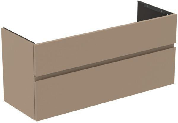 Ideal Standard Finesse Möbelwaschtischunterschrank 1200 mm, 2 Auszüge, Greige matt