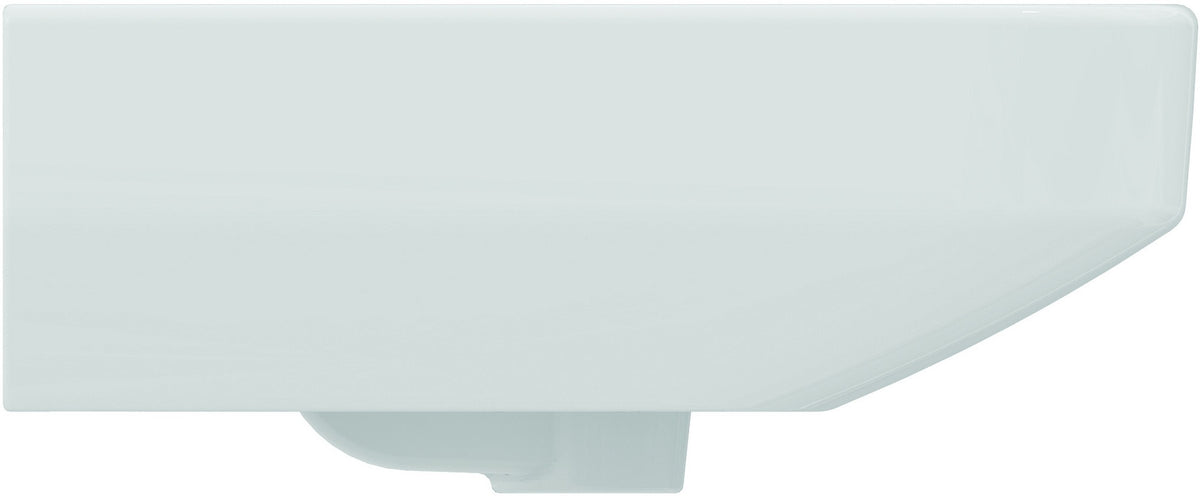 Ideal Standard i.life B Waschtisch 500x440mm Weiß mit IdealPlus Beschichtung – 1 Hahnloch, Überlauf, hängend
