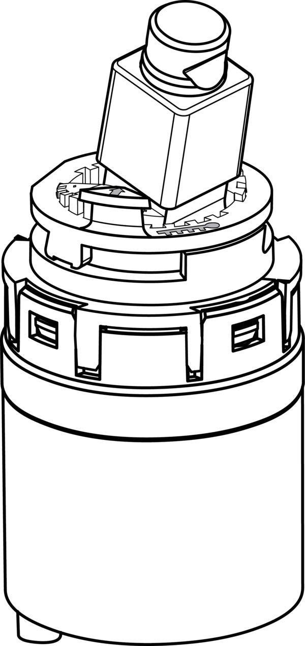 Ideal Standard JES Kartusche 28 mm mit keramischen Dichtscheiben