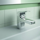 Ideal Standard Ceraplan Waschtischarmatur H60 mit Ablaufgarnitur, Ausladung 99 mm, BlueStart, Chrom