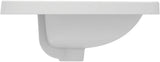 IDEAL STANDARD Connect Einbauwaschtisch oval 620 mm mit Ideal Plus Beschichtung