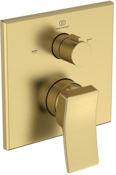 Ideal Standard Conca Badearmatur Unterputz Brushed Gold Fertigmontageset