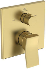 Ideal Standard Conca Badearmatur Unterputz Brushed Gold Fertigmontageset