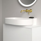 Ideal Standard Aufsatzwaschtisch Linda-X 450x380x130 mm Weiß – Keramik ohne Hahnloch, mit Überlauf