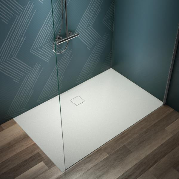 IDEAL STANDARD Ultra Flat Evo Rechteck-Brausewanne 1600x1000x35 mm Seidenweiß