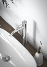 Ideal Standard Ceraline Nuovo Waschtischarmatur 135 mm mit Ablaufgarnitur und BlueStart, Chrom