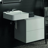 Ideal Standard Conca Waschtischunterschrank 602 mm, 2 Auszüge, Walnuss Dunkel, Push-Open