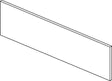 IDEAL STANDARD Conca Schubladenfront oben rechts 980x267mm Weiß – Badmöbel-Auszugsfront