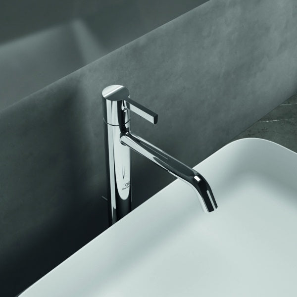 IDEAL STANDARD Joy Waschtischarmatur Brushed Gold mit Ablaufgarnitur 170mm